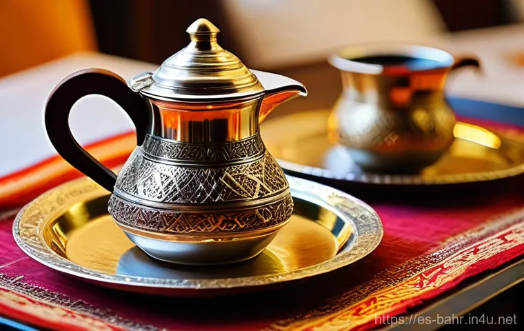 바레인의 독특한 카페 문화 - Prompt 1: The Traditional Gahwa Welcome**